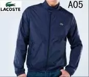 pas cher lacoste veste mode hommes 2019U fermeture eclair col haut a05 saphir